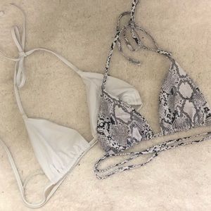 Shein Triangle bikini top set